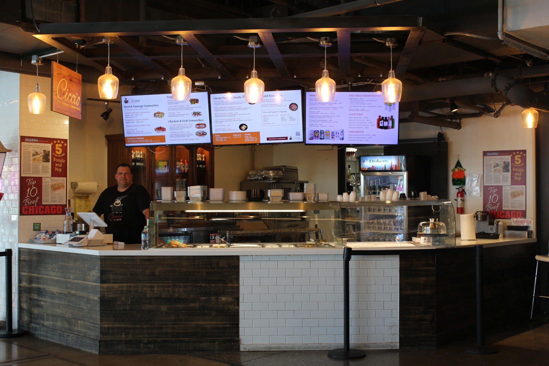 Chef Ciccio storefront at Navy Pier Food Hall